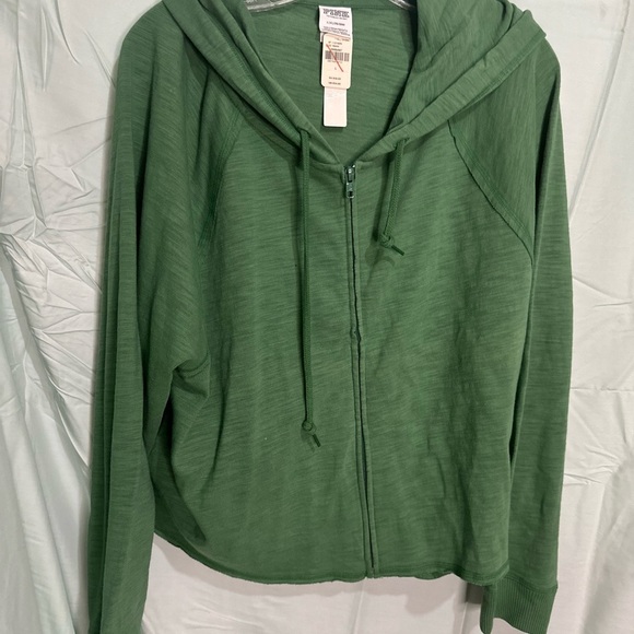 VICTORIA'S SECRET PINK LOUNGE COTTON ZIP-UP HOODIE - Picture 4 of 6